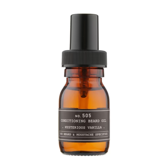 Масло для бороды кондиционирующее и ароматизирующее No.505 Conditioning Beard Oil Mysterious Vanilla DEPOT 30 мл