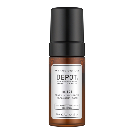 Піна для очищення бороди та вусів No.508 Beard Moustache Cleansing Foam DEPOT 100 мл