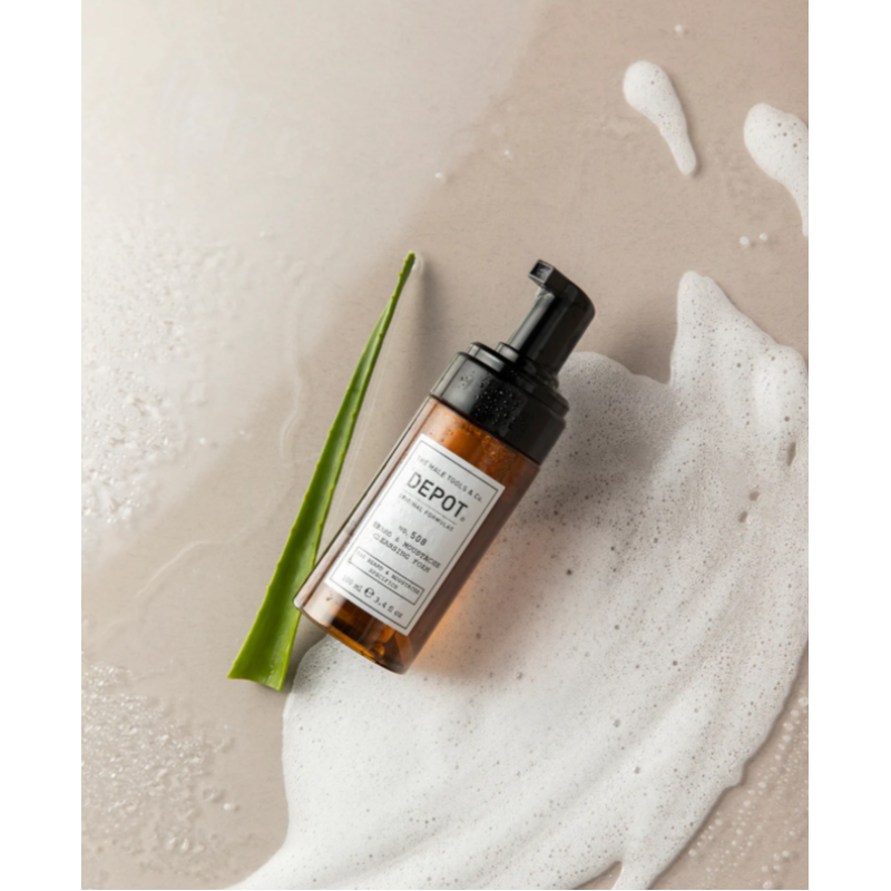 Піна для очищення бороди та вусів No.508 Beard Moustache Cleansing Foam DEPOT 100 мл Піна для очищення бороди та вусів No.508 Beard Moustache Cleansing Foam DEPOT 100 мл