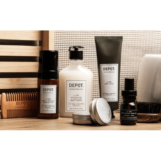 Піна для очищення бороди та вусів No.508 Beard Moustache Cleansing Foam DEPOT 100 мл