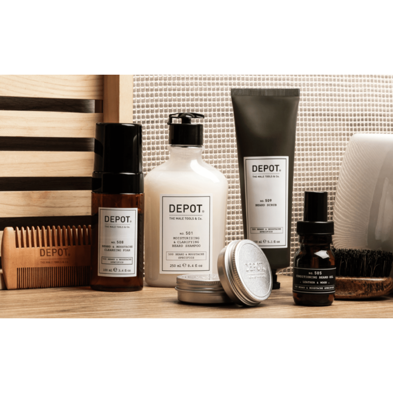 Піна для очищення бороди та вусів No.508 Beard Moustache Cleansing Foam DEPOT 100 мл Піна для очищення бороди та вусів No.508 Beard Moustache Cleansing Foam DEPOT 100 мл