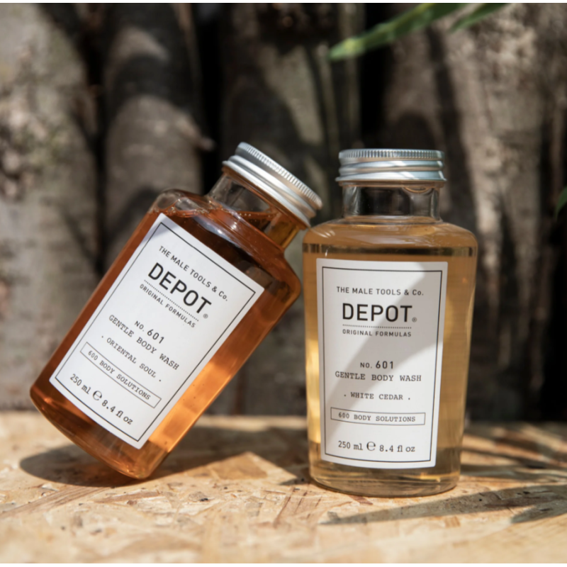 Гель для душу Білий кедр No.601 Gentle Body Wash White Cedar DEPOT 250 мл Гель для душу Білий кедр No.601 Gentle Body Wash White Cedar DEPOT 250 мл