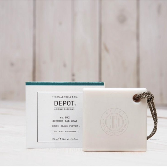 Мыло для тела Свежий черный перец No.602 Scented Bar Soap Fresh Black Pepper DEPOT 100 гр