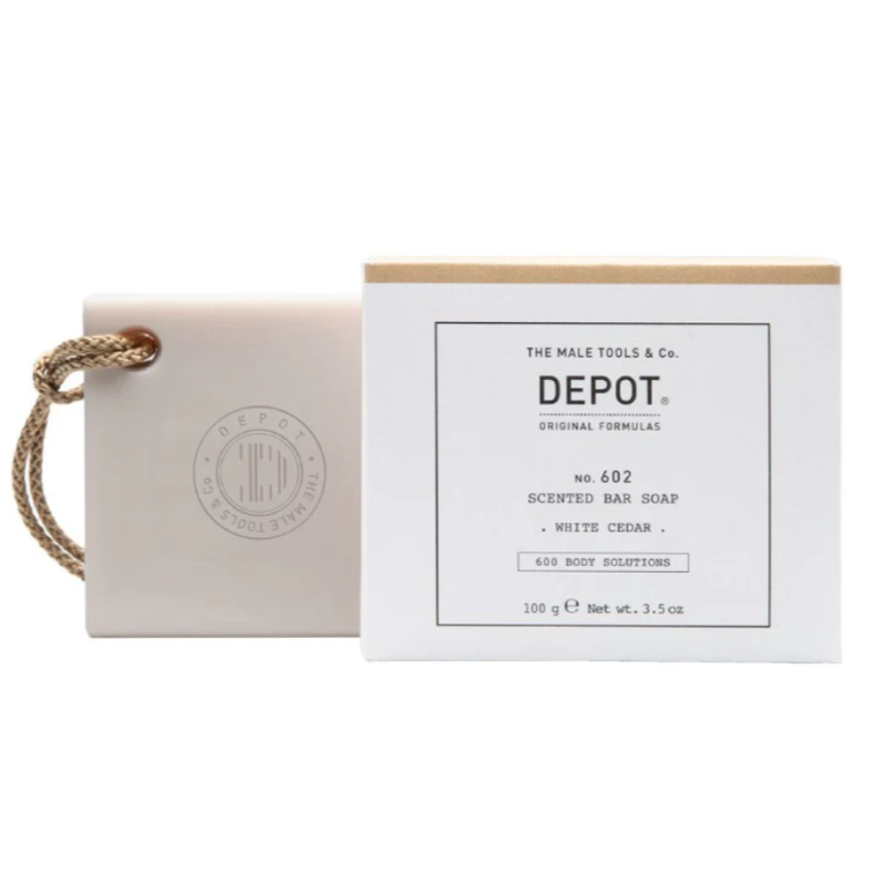 Мило для тіла Білий кедр No.602 Scented Bar Soap White Cedar DEPOT 100 гр
