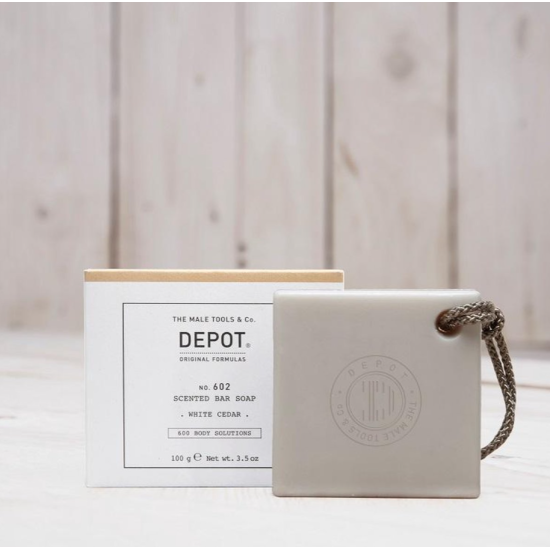 Мило для тіла Білий кедр No.602 Scented Bar Soap White Cedar DEPOT 100 гр