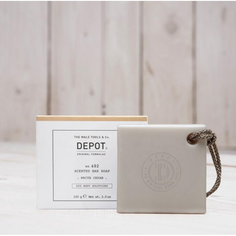 Мило для тіла Білий кедр No.602 Scented Bar Soap White Cedar DEPOT 100 гр