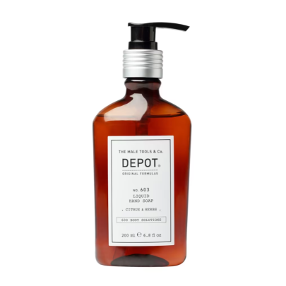 Чоловіче рідке мило для рук No.603 Liquid Hand Soap Citrus Herbs DEPOT 200 мл