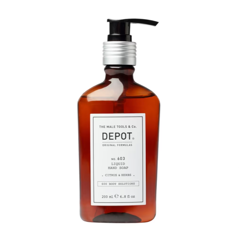 Чоловіче рідке мило для рук No.603 Liquid Hand Soap Citrus Herbs DEPOT 200 мл