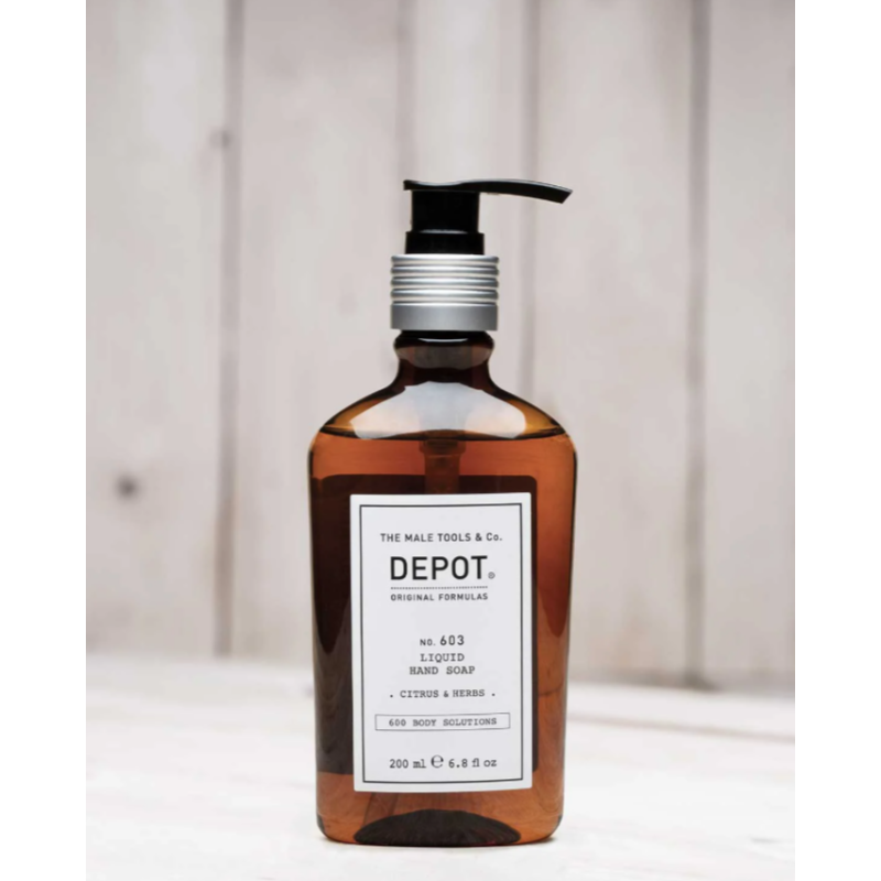 Чоловіче рідке мило для рук No.603 Liquid Hand Soap Citrus Herbs DEPOT 200 мл