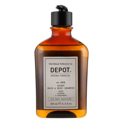 Шампунь освіжаючий для волосся та тіла No.606 Sport Hair Body Shampoo DEPOT