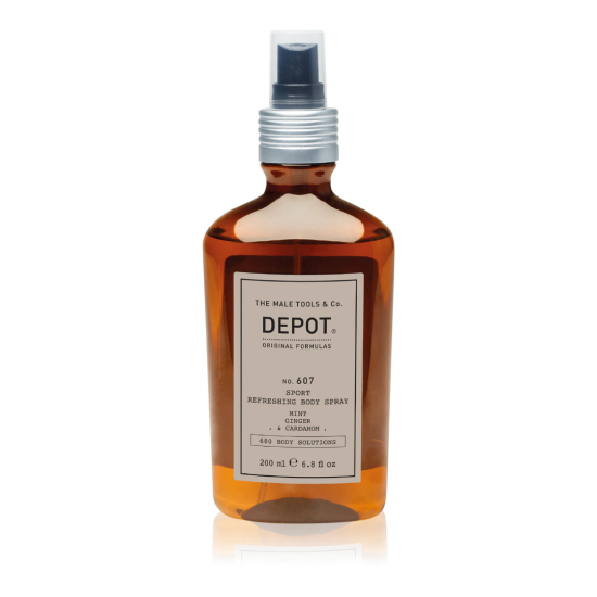 Спрей освежающий для тела No.607 Sport Refreshing Body Spray DEPOT 200 мл