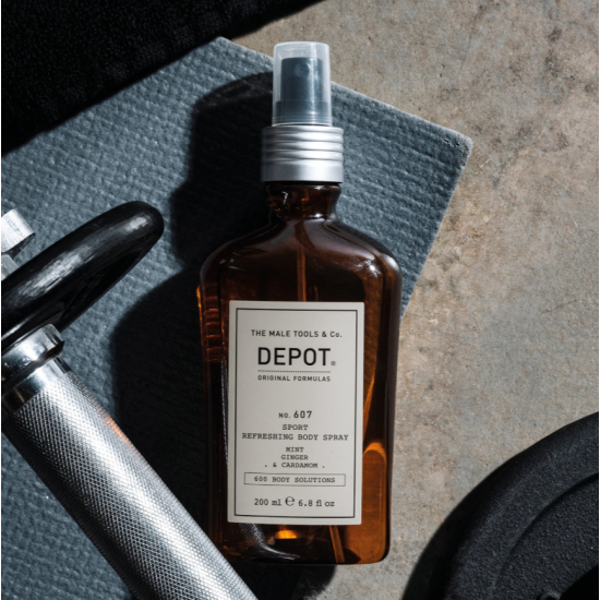 Спрей освежающий для тела No.607 Sport Refreshing Body Spray DEPOT 200 мл