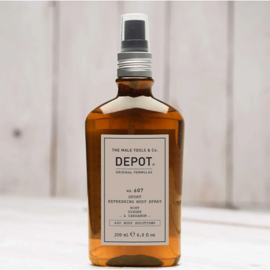 Спрей освежающий для тела No.607 Sport Refreshing Body Spray DEPOT 200 мл