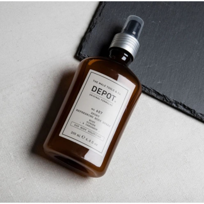Спрей освежающий для тела No.607 Sport Refreshing Body Spray DEPOT 200 мл