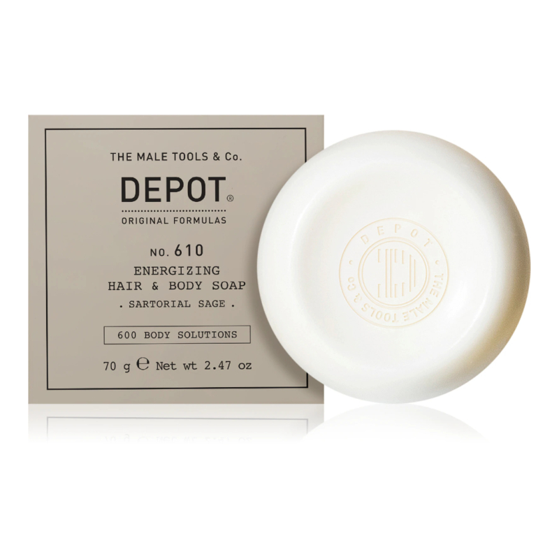 Мило енергетичне для волосся та тіла No.610 Energizing Hair Body Soap DEPOT 70 гр