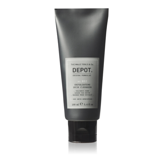 Очищувальний засіб для обличчя та шиї No.802 Exfoliating Skin Cleanser DEPOT 100 мл