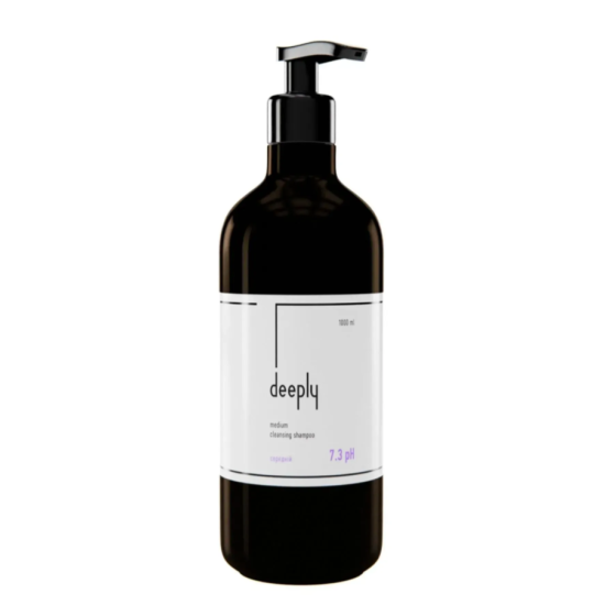 Шампунь глибокої очистки середній 7.3 pH Medium Cleansing Shampoo Deeply 1000 мл