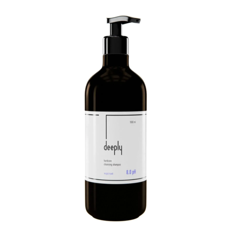 Шампунь глибокого очищення жорсткий 8.0 pH Hardcore Cleansing Shampoo Deeply 1000 мл