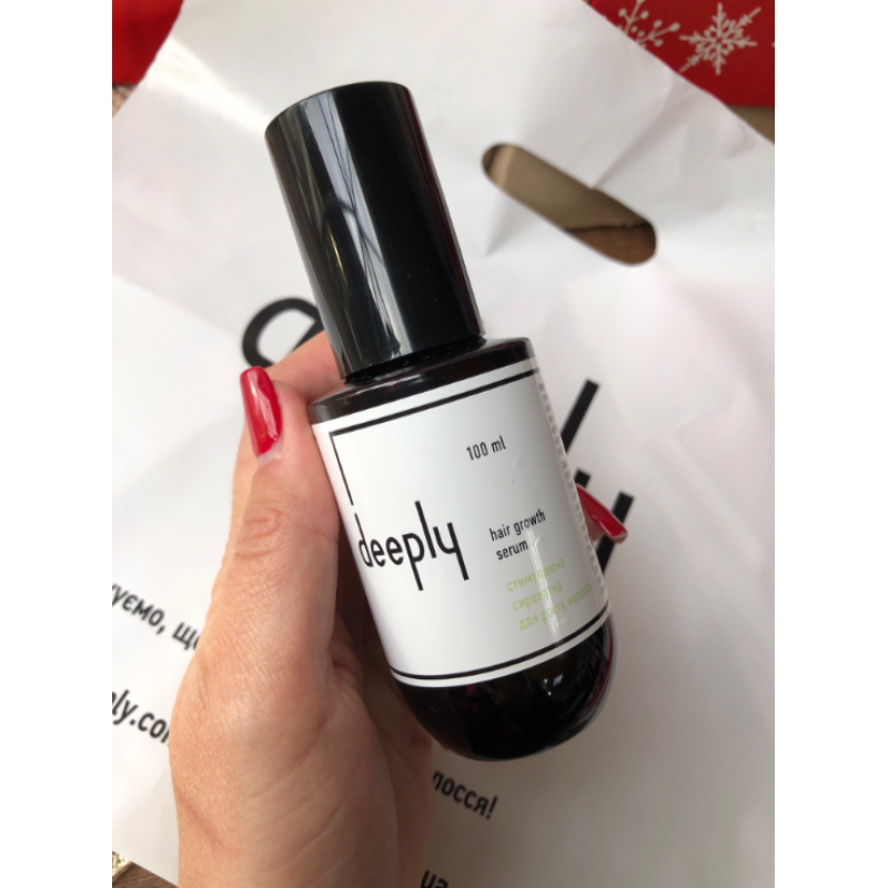 Стимулююча сироватка для росту волосся Hair Growth Serum Deeply 100 мл