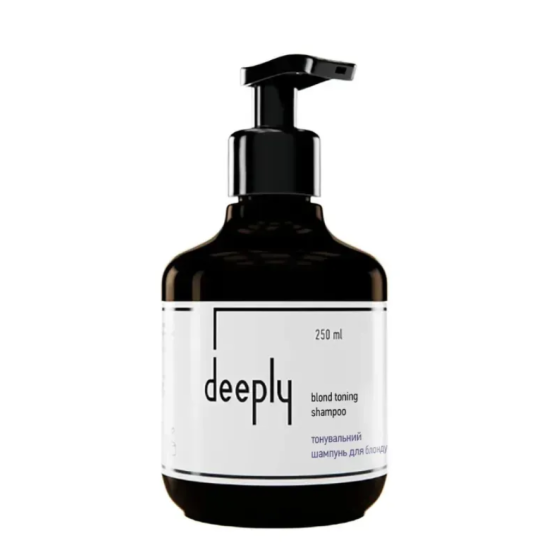 Тонирующий шампунь для блонда Blond Toning Shampoo Deeply 250 мл