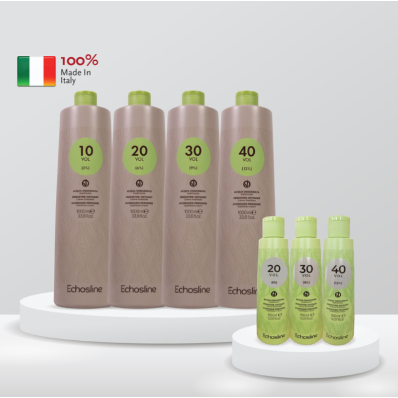 Крем-окислитель для окрашивания волос NEW Hydrogen Peroxide Stabilized Cream Echosline