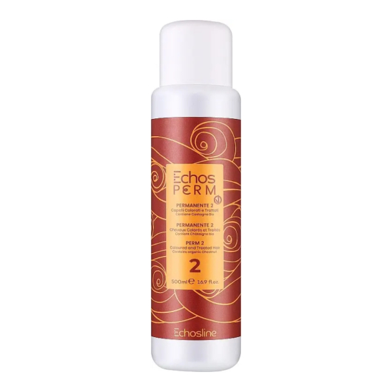 Рідина для перманентної хімічної завивки фарбованого волосся Echosline Perm P2 500 мл