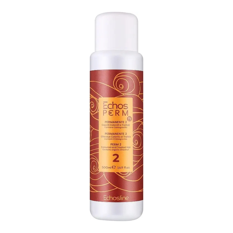 Рідина для перманентної хімічної завивки фарбованого волосся Echosline Perm P2 500 мл