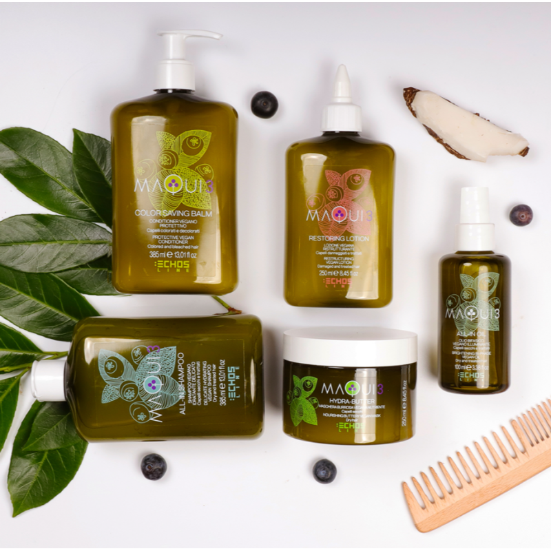 Веганський захисний кондиціонер для фарбованого волосся COLOR SAVING BALM MAQUI 3 Echosline