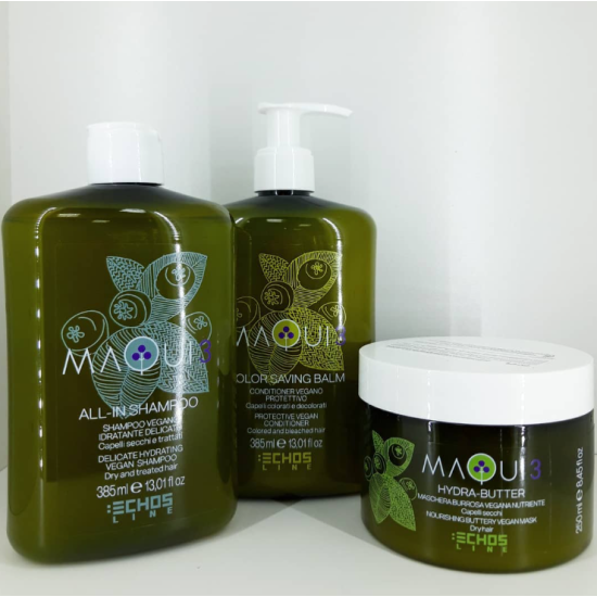Веганський захисний кондиціонер для фарбованого волосся COLOR SAVING BALM MAQUI 3 Echosline