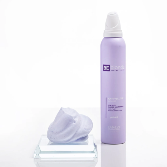 Мусс для волос антижелтый Be Blonde Silver Shine Emmebi Italia 200 мл