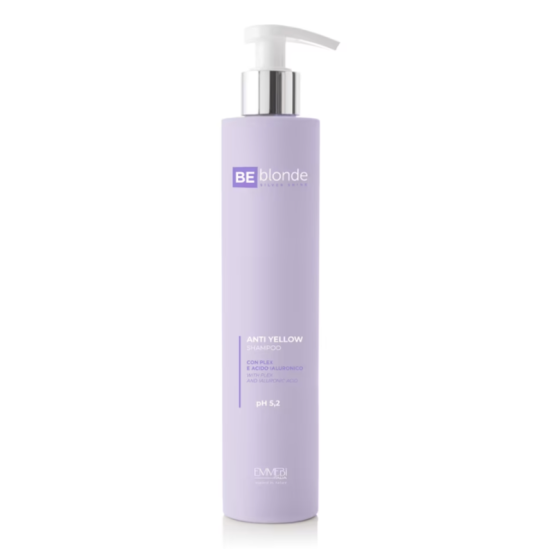 Шампунь для волос антижелтый Be Blonde Silver Shine Emmebi Italia