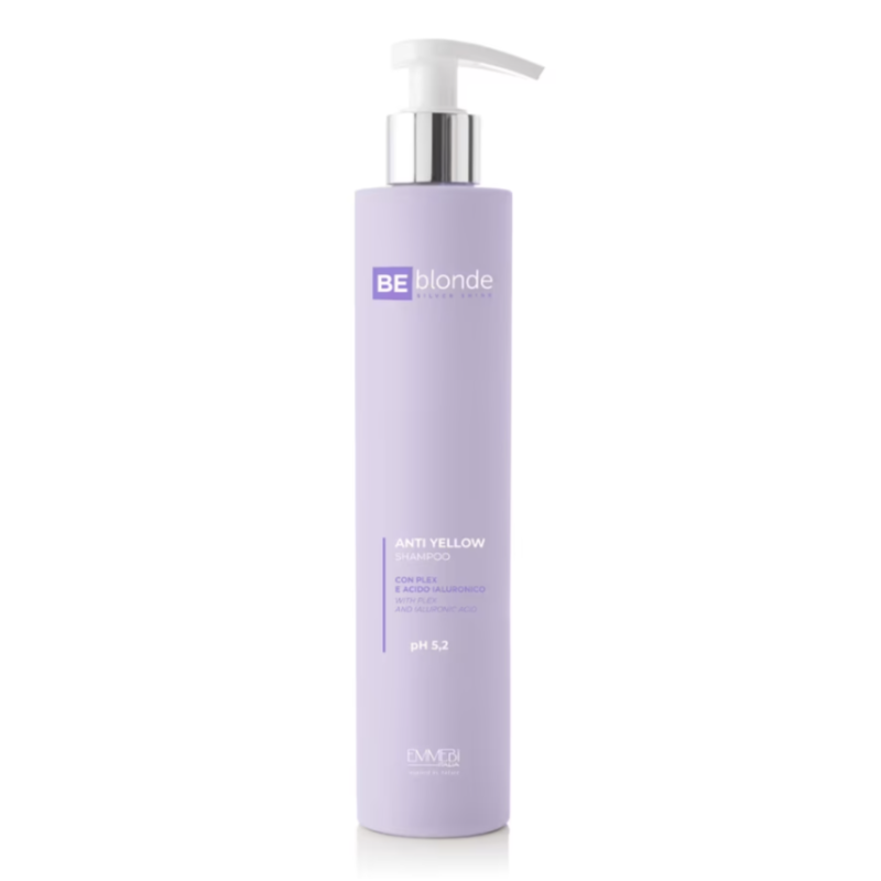 Шампунь для волос антижелтый Be Blonde Silver Shine Emmebi Italia