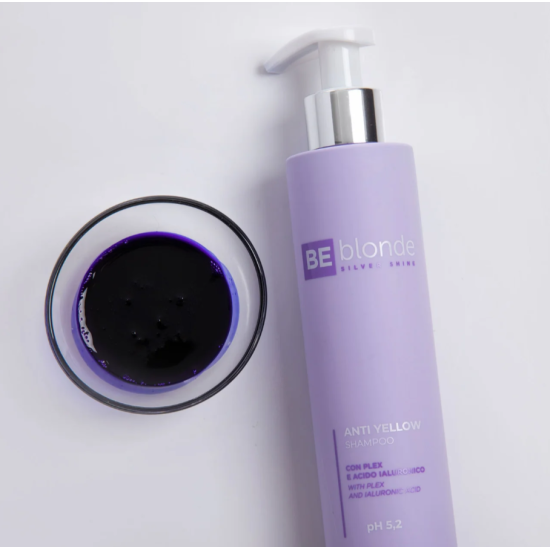 Шампунь для волос антижелтый Be Blonde Silver Shine Emmebi Italia