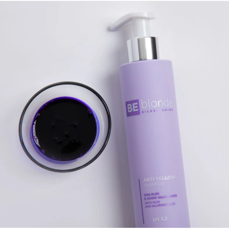 Шампунь для волос антижелтый Be Blonde Silver Shine Emmebi Italia