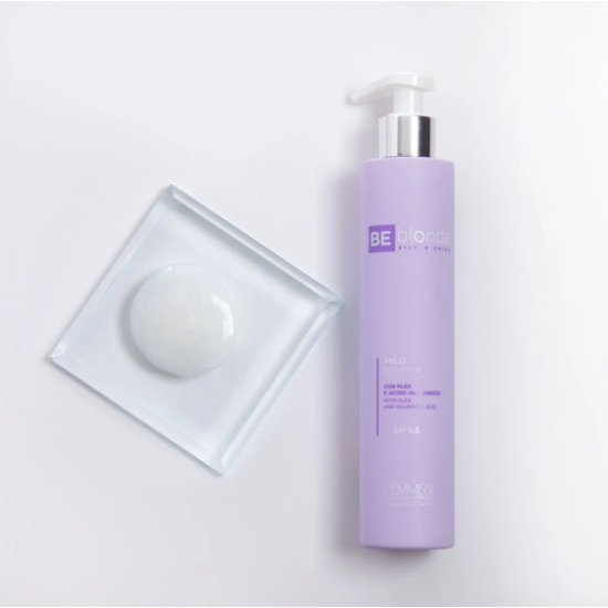 Шампунь для волос мягкий блеск Be Blonde Silver Shine Mild Emmebi Italia