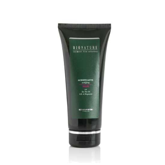 Подкисляющая маска для волос BioNature Acidifying Mask Emmebi Italia