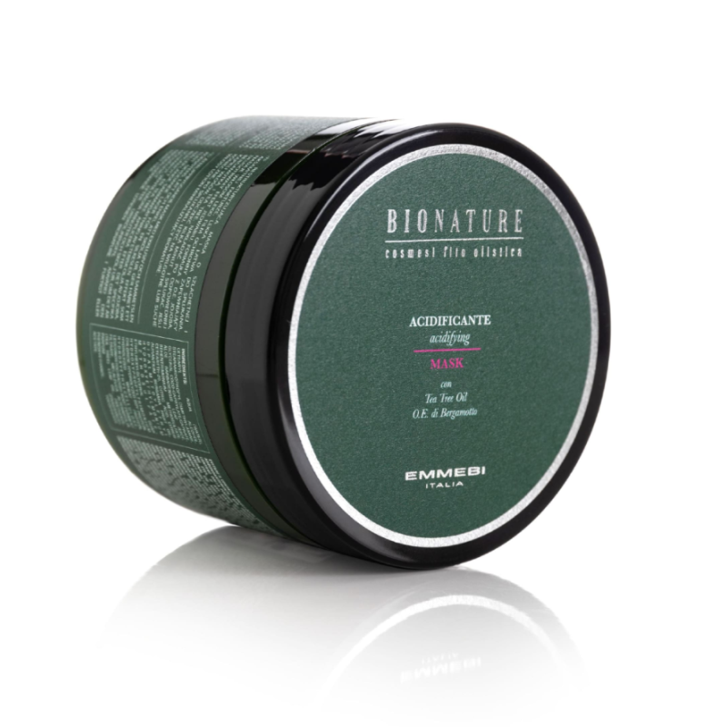Подкисляющая маска для волос BioNature Acidifying Mask Emmebi Italia