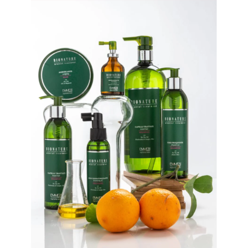 Подкисляющая маска для волос BioNature Acidifying Mask Emmebi Italia