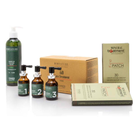 Домашний набор интенсивного лечения от выпадения волос BioNature Intensive Home Treatment Emmebi Italia