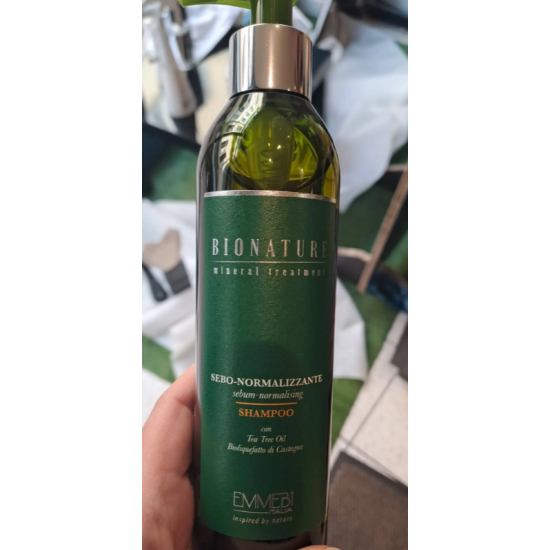 Себонормализующий шампунь BioNature Shampoo Sebo-Normalizzante Emmebi Italia