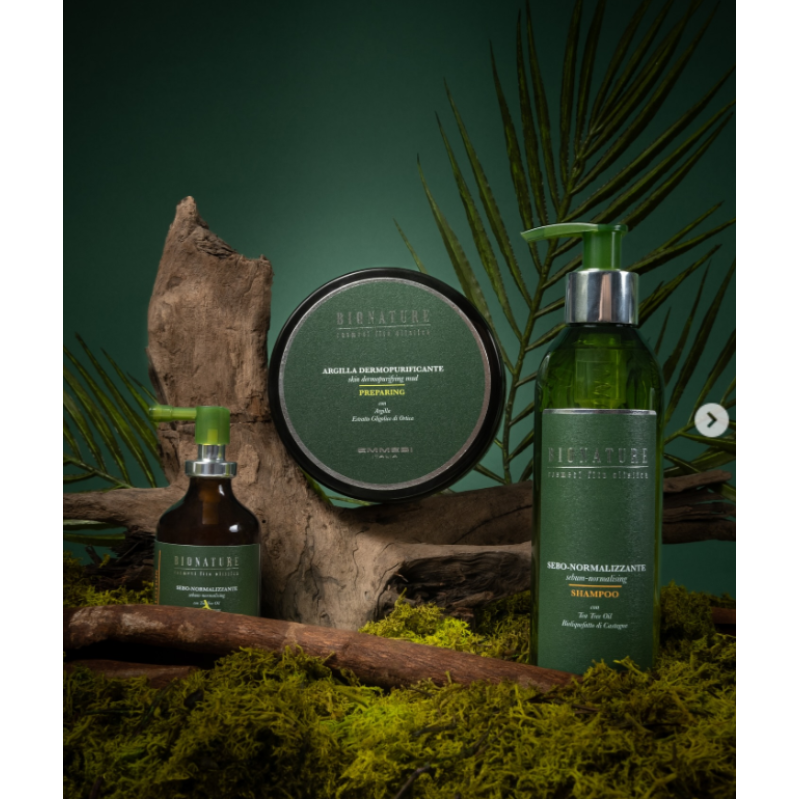 Себонормализующий шампунь BioNature Shampoo Sebo-Normalizzante Emmebi Italia