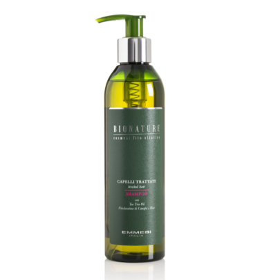 Шампунь для поврежденных волос BioNature Treated Hair Shampoo Emmebi Italia