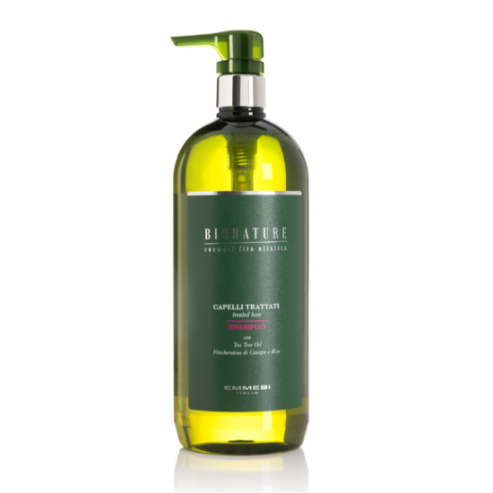 Шампунь для поврежденных волос BioNature Treated Hair Shampoo Emmebi Italia