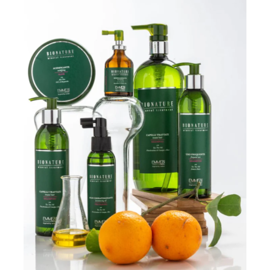 Шампунь для поврежденных волос BioNature Treated Hair Shampoo Emmebi Italia