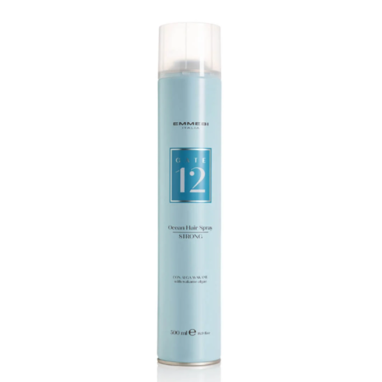 Сухой лак сильной фиксации GATE 12 Ocean Hair Spray Strong Emmebi Italia 500 мл