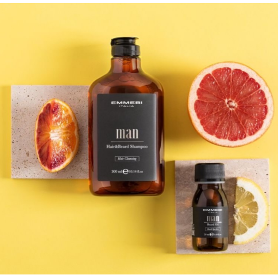 Шампунь для волос и бороды Hair Beard Shampoo Emmebi Italia 300 мл