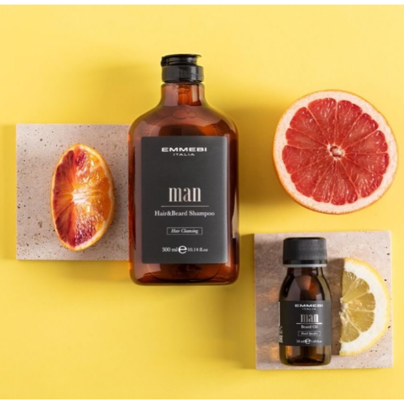 Шампунь для волос и бороды Hair Beard Shampoo Emmebi Italia 300 мл