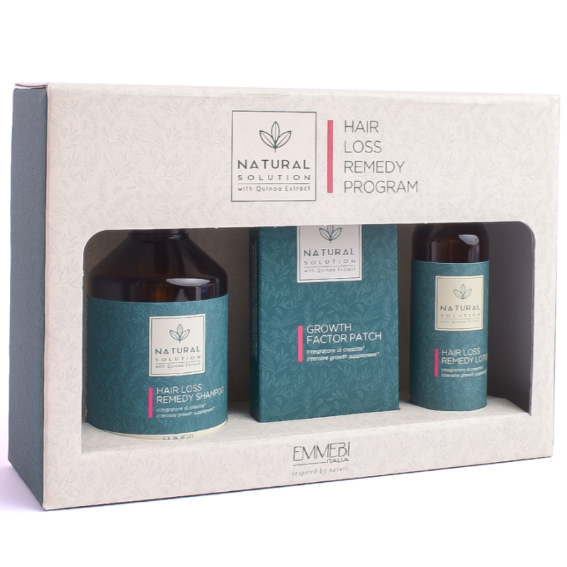Набір проти випадіння волосся Natural Solution Hair Loss Remedy Program Emmebi Italia