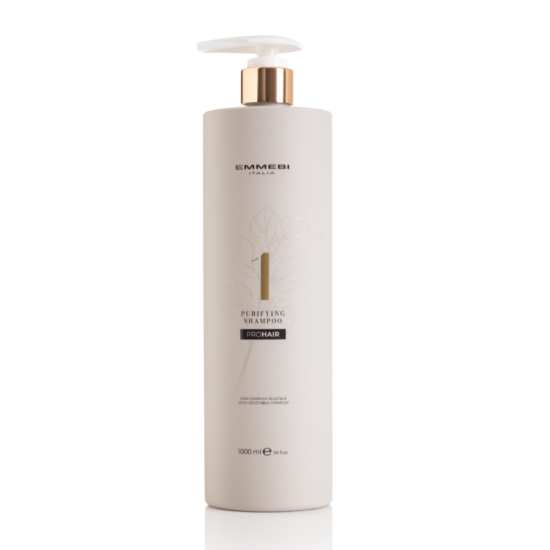 Шампунь Фаза 1 безсульфатный Pro Hair New Purifying Shampoo Emmebi Italia