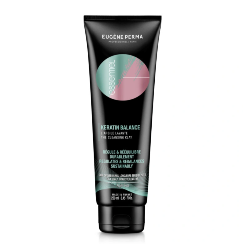 Очищувальна глина-шампунь Essential Keratin Balance Eugene Perma 250 мл Очищувальна глина-шампунь Essential Keratin Balance Eugene Perma 250 мл